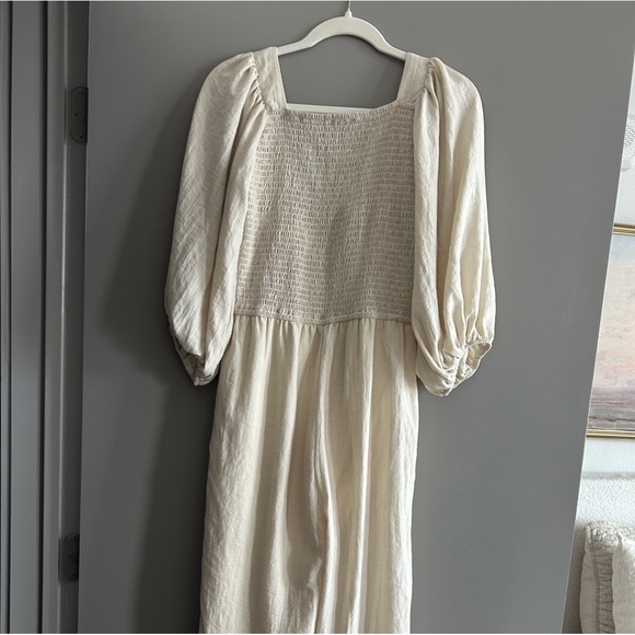 Ivy City Co Arianna Jumpsuit; Size M; Cream - Picture 3 of 13